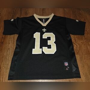 New Orleans Saints Jersey Boys Large (7)  Black #13 Thomas NFL Team